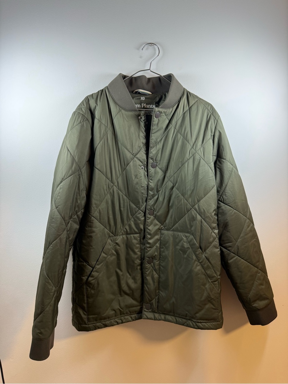 Tentree diamond padded bomber jacket